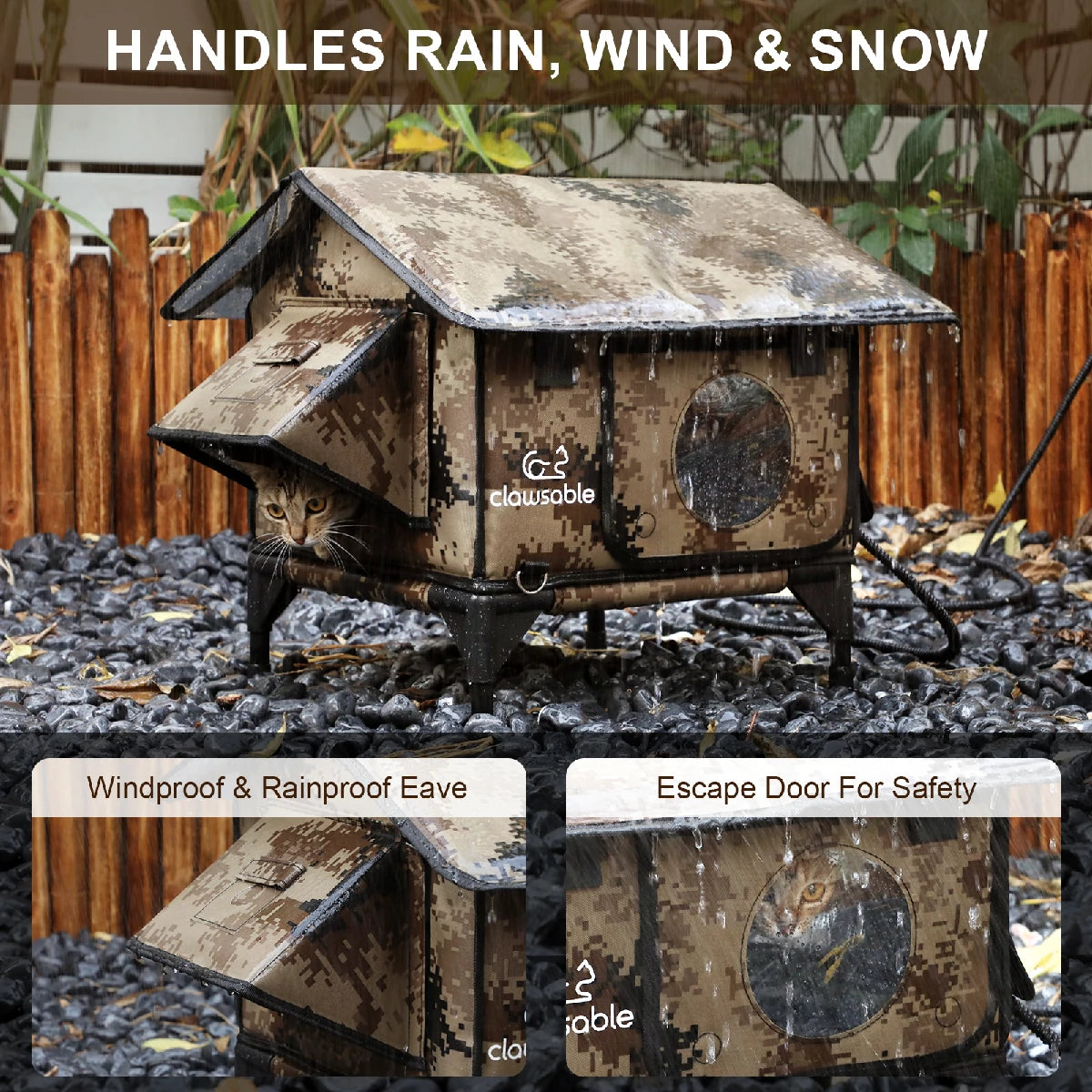 2025 Solo Roof Heated Cat House