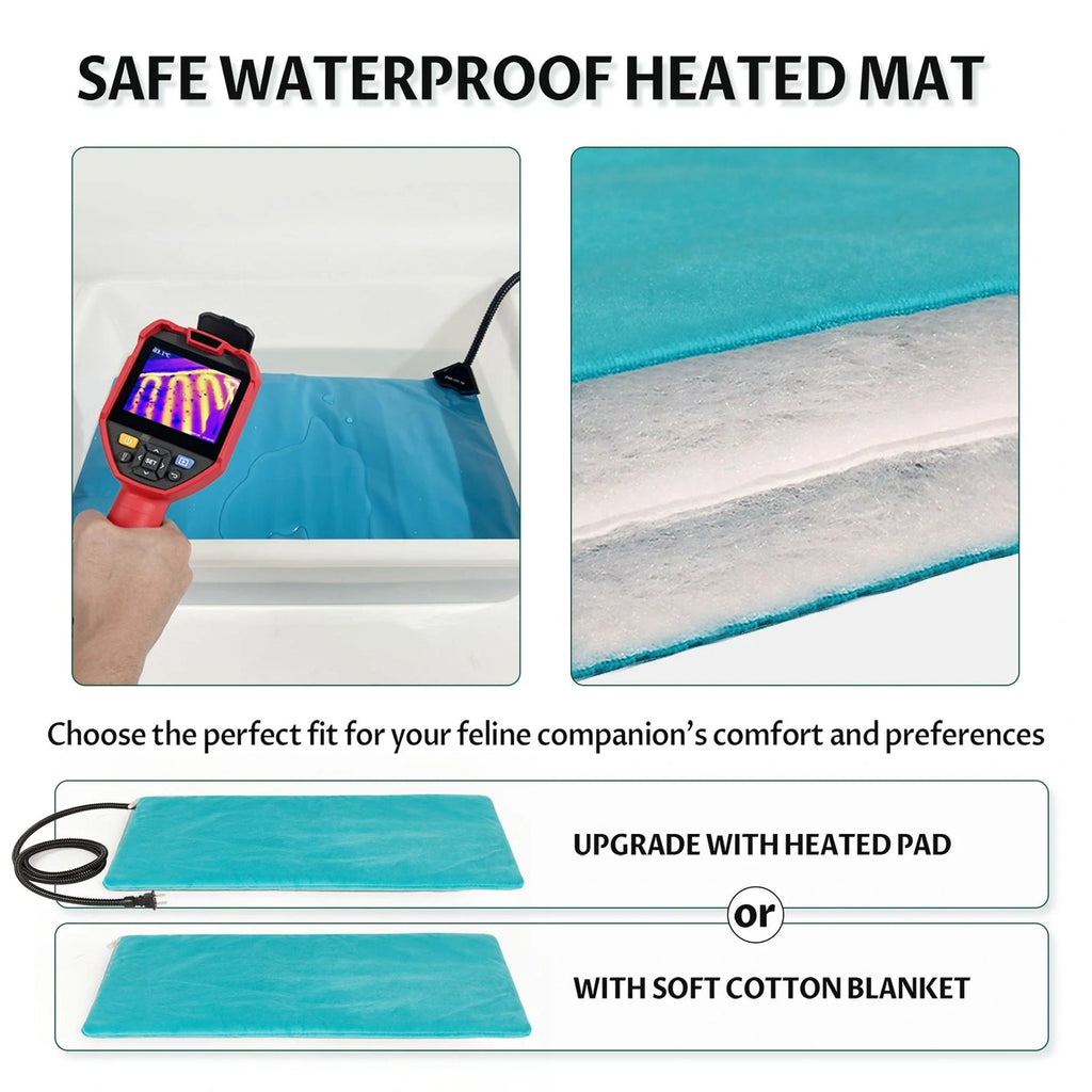 2023 Portable Heated Cat House - Large