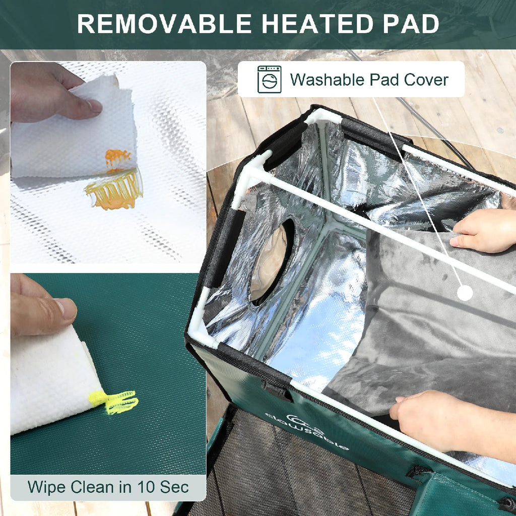 2025 Porch Roof Heated Cat House